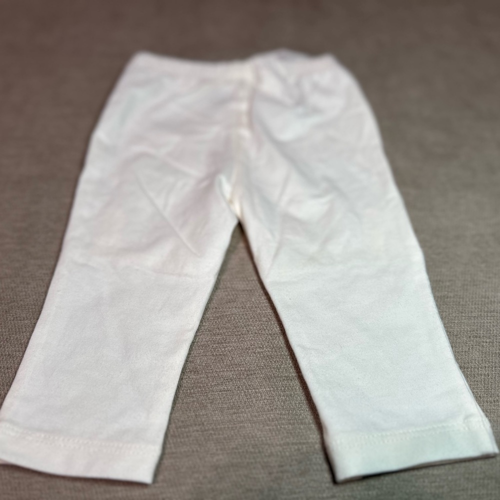 Baby Gap Bunny Knee Cream Pants Size 3-6 Months - Picture 3 of 3